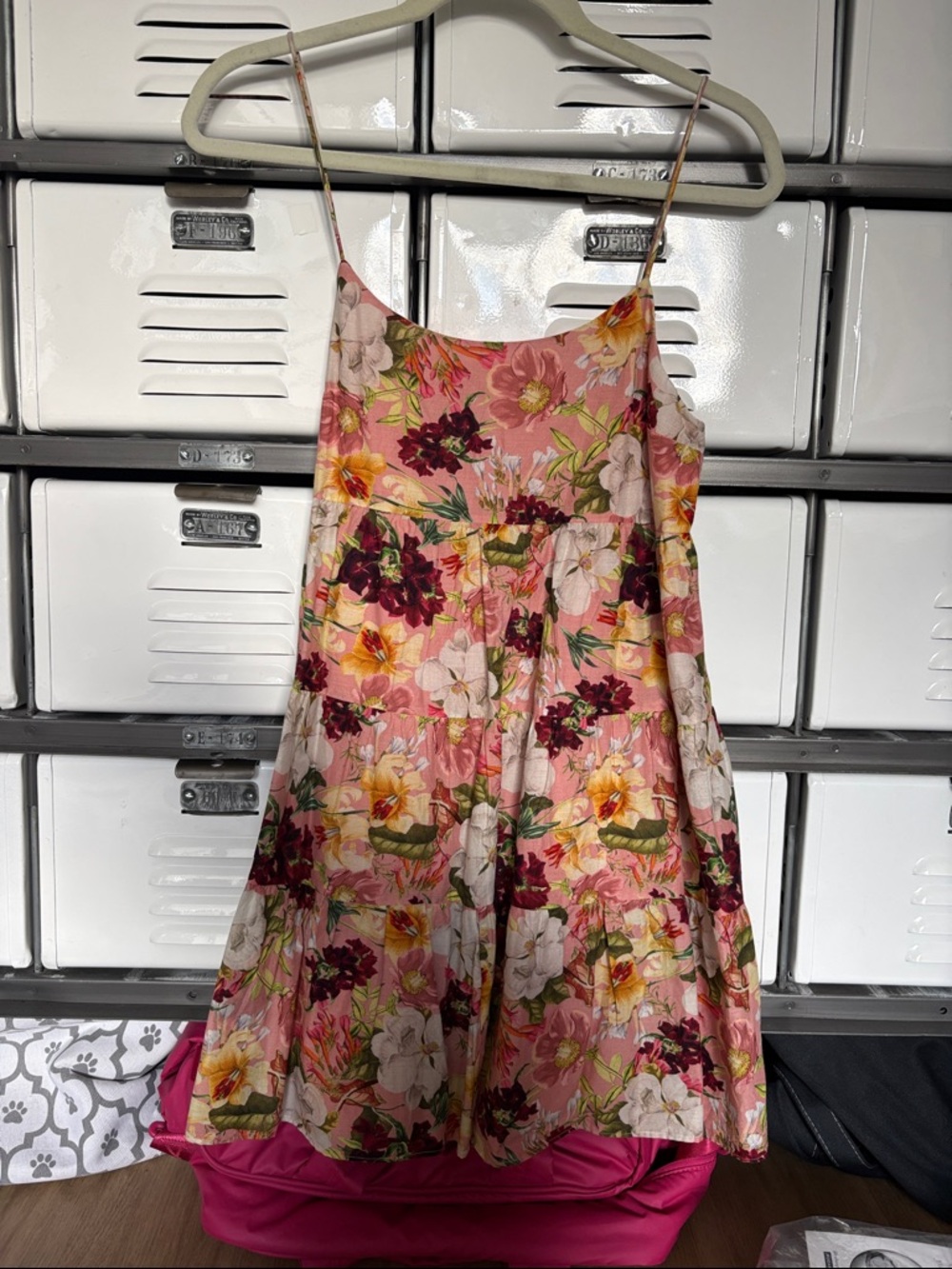 Alice + Olivia Colleen Juniper Floral Babydoll Dress